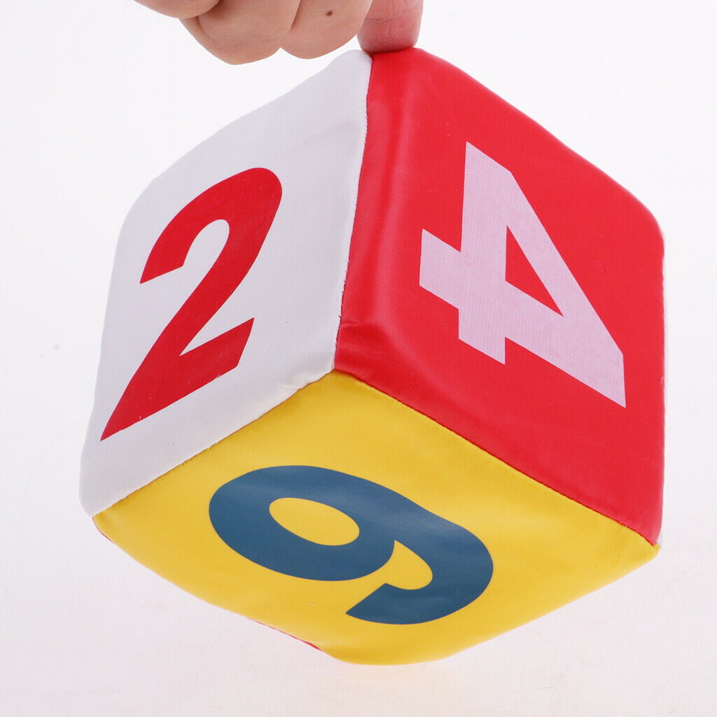 Sponge Dice Foam Dot Dice Playing Dice for Teach Education Toys 1-6 Numbers