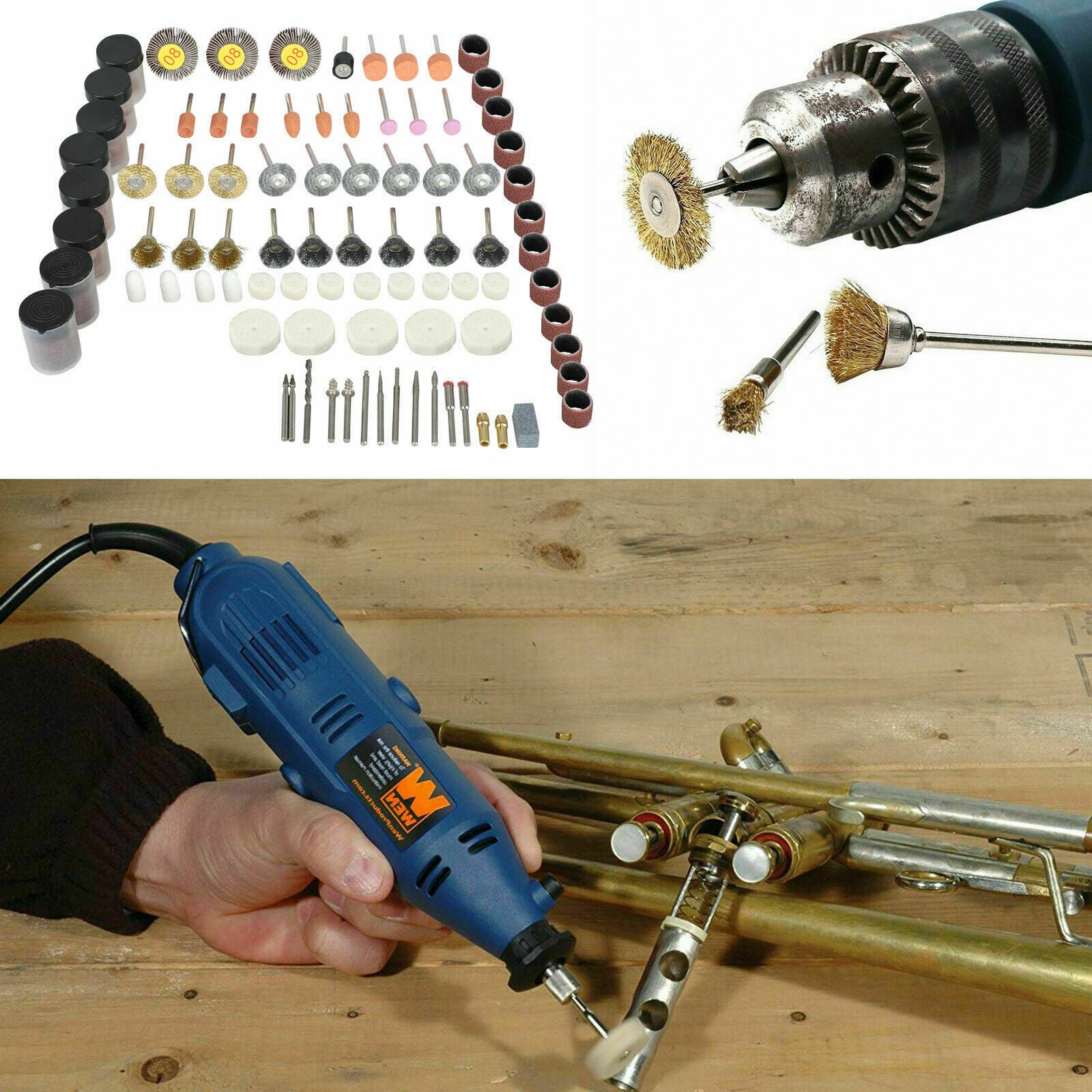 350Pcs Grinding Sanding Polishing Grinder Tool Set For Rotary Accessory