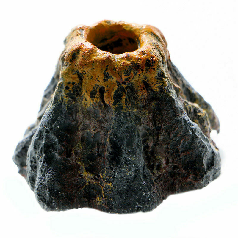 Volcan Forme Air Bulle Pierre OxygÃ¨ne Pompe Aquarium Poisson Ornement DÃ©cor S99