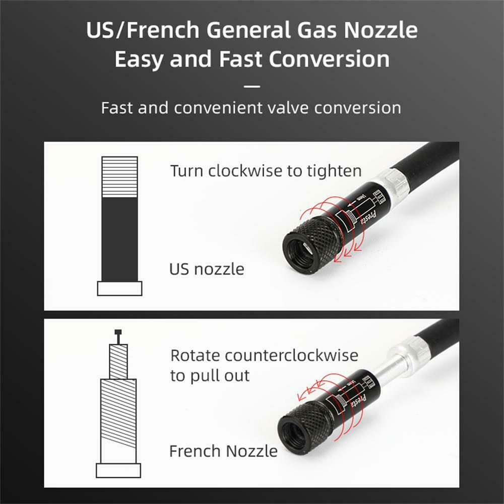 Bicycle Mini Portable Light Aluminum Alloy Air Pump Bike Pump Fast Inflation New