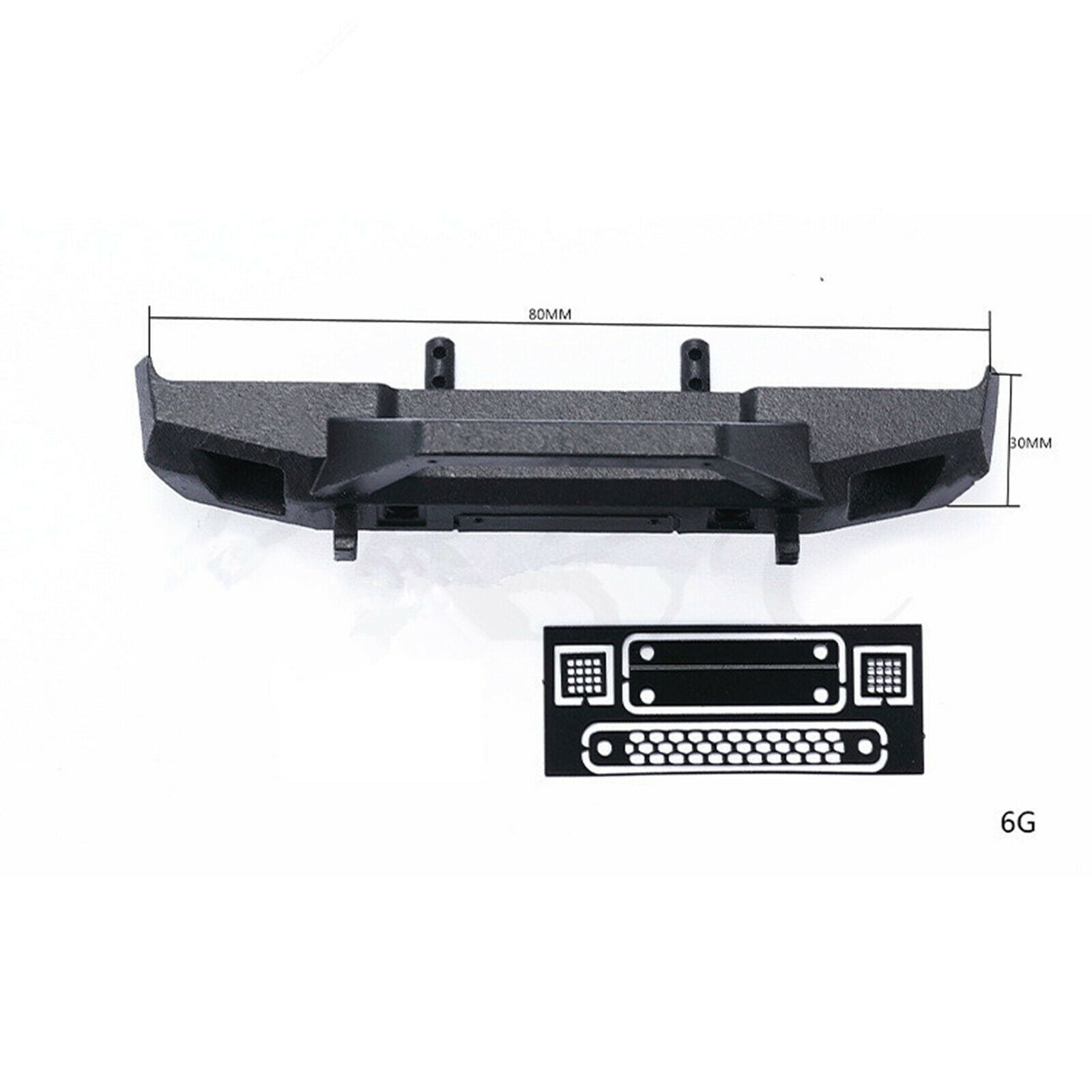 Upgrade RC Car Front Bumper 1:24 for SCX24 Truck Modification Replacement