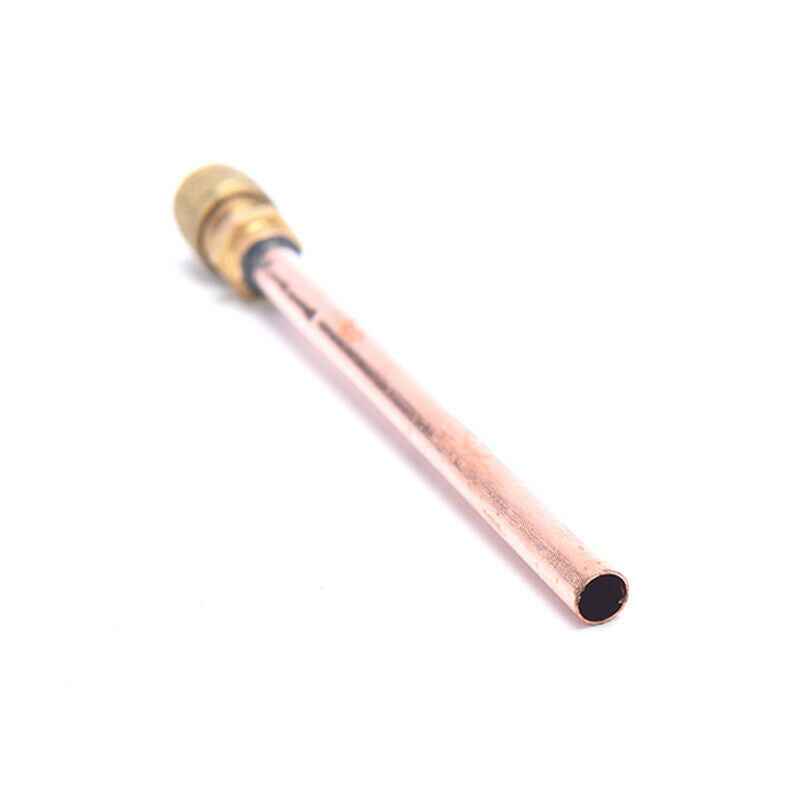 10PCS Air Conditioner Refrigeration Access Valves 6mm OD Copper Tube Fillin Pb
