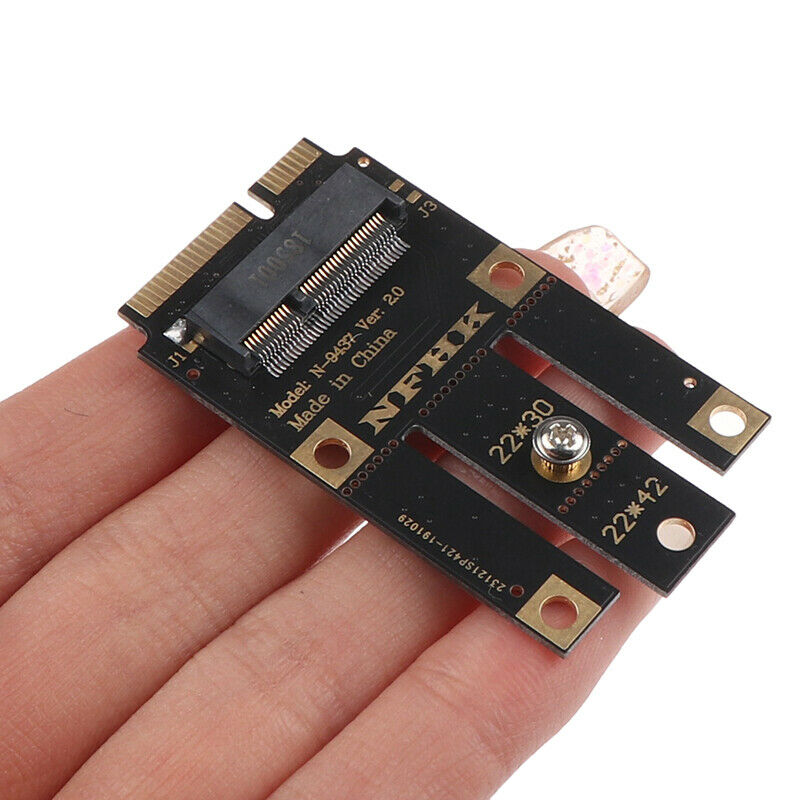 M.2 NGFF To Mini PCI-E (PCIe+USB) Adapter for M.2 Wifi Bluetooth Wireless.l8