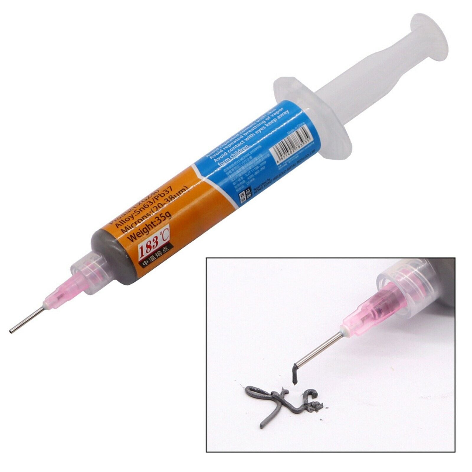 Solder Wire Soldering Paste Flux Grease RMA-223 10cc Syringe Tube PCB BGA SMD