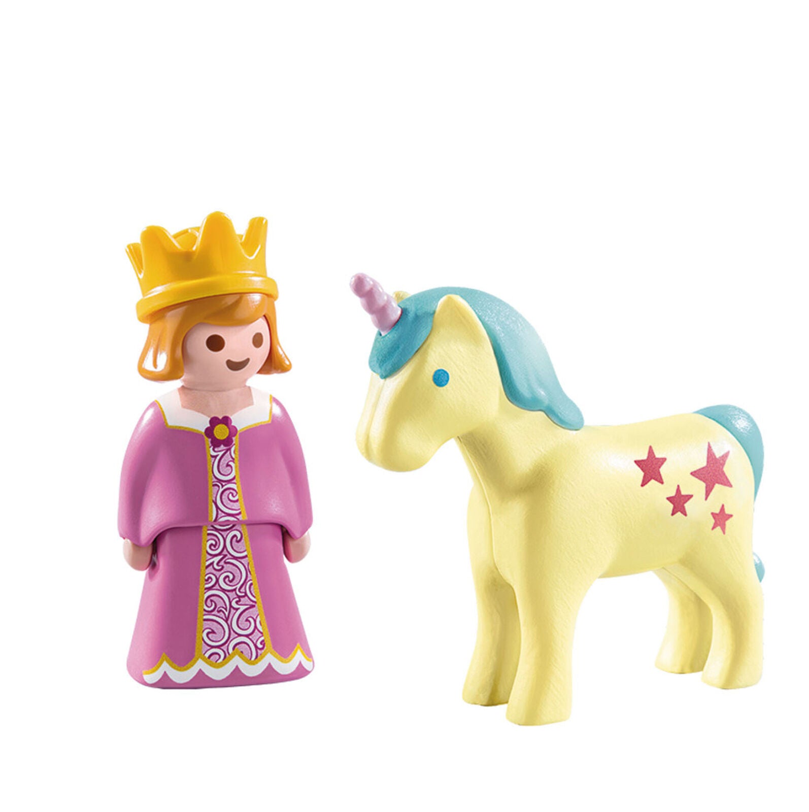 70127 Playmobil 1.2.3 Princess with Unicorn Suitable for ages 1.5 years and up.