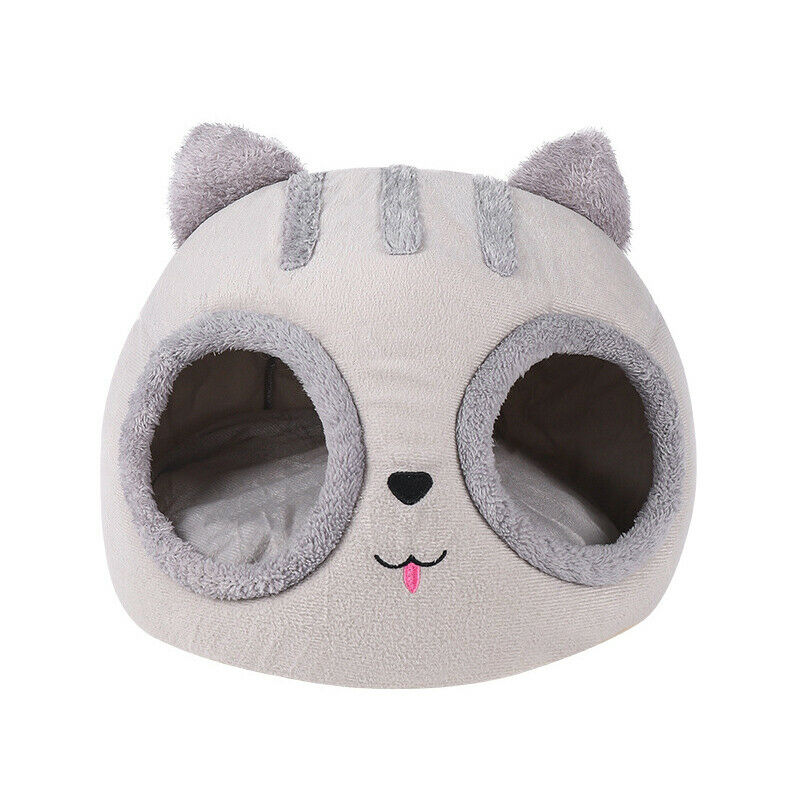Cat House for Indoor Cats Cat Home Pet Felt Warm Cozy Caves Cat Hut Covered S4B3