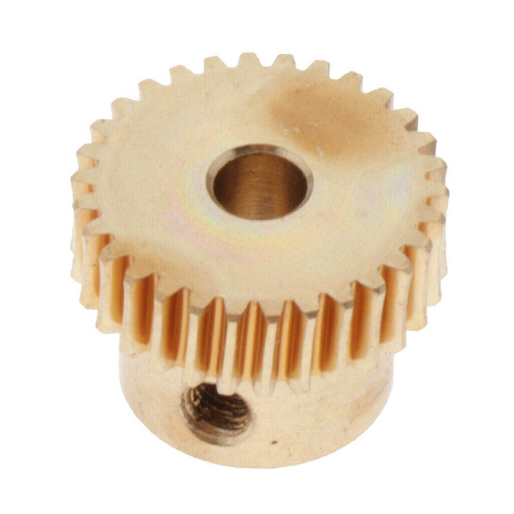 Brass Worm Gear Wheel Reduction Ratio Drive Gear Box Parts 30 Tooth