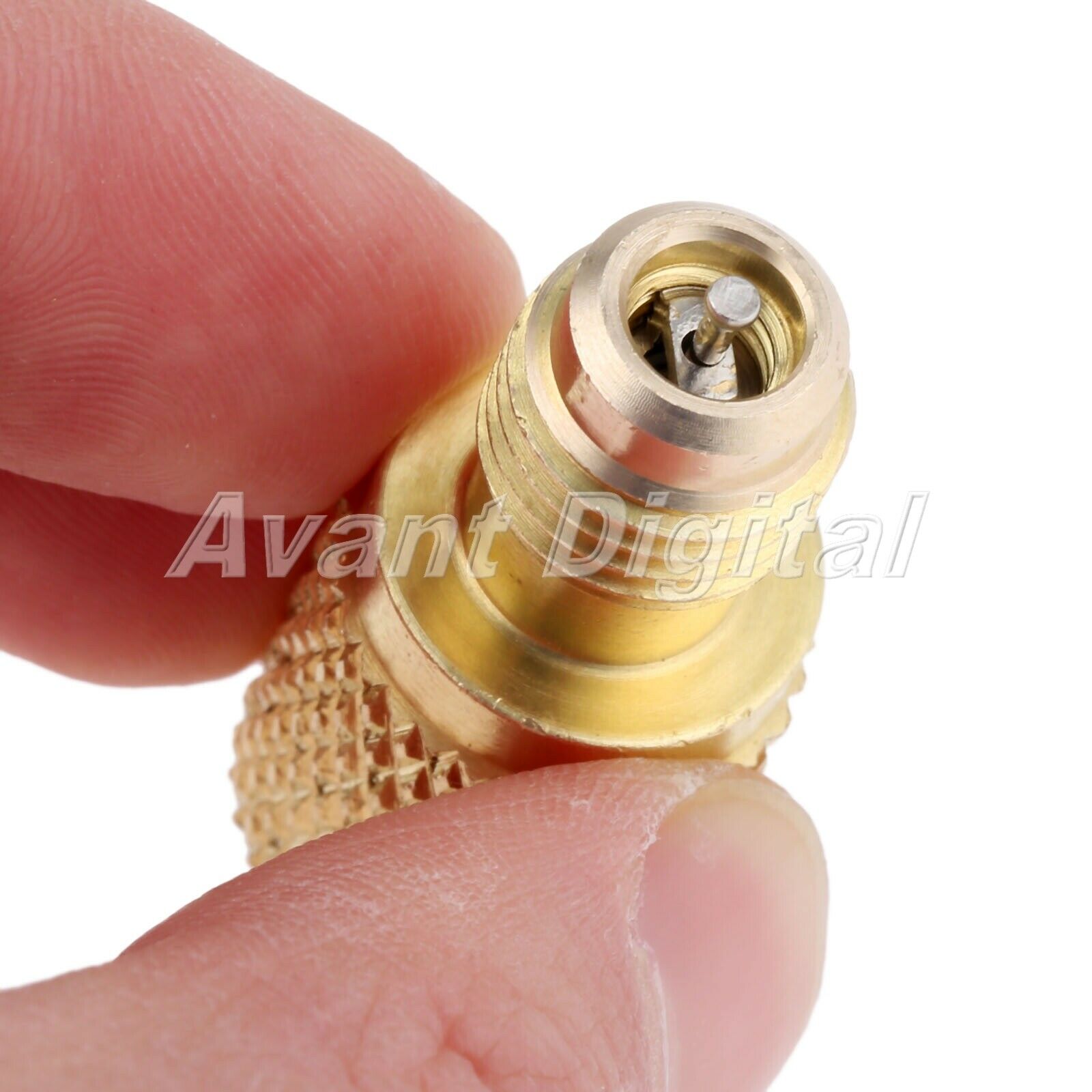 Brass Adapter R134a 7/16-20 UNF Male to 1/2-16 UNC Female Charging Hose Adapter