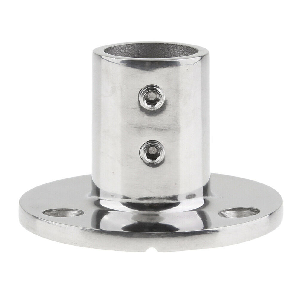 2packs Boat Rail/Stanchion Base For Tube 90Degree 316 Stainless Steel - 22mm