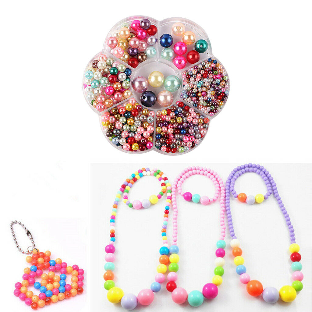 3-12mm Simulated Loose Beads DIY Necklace Bracelet Bracelet Earrings Color