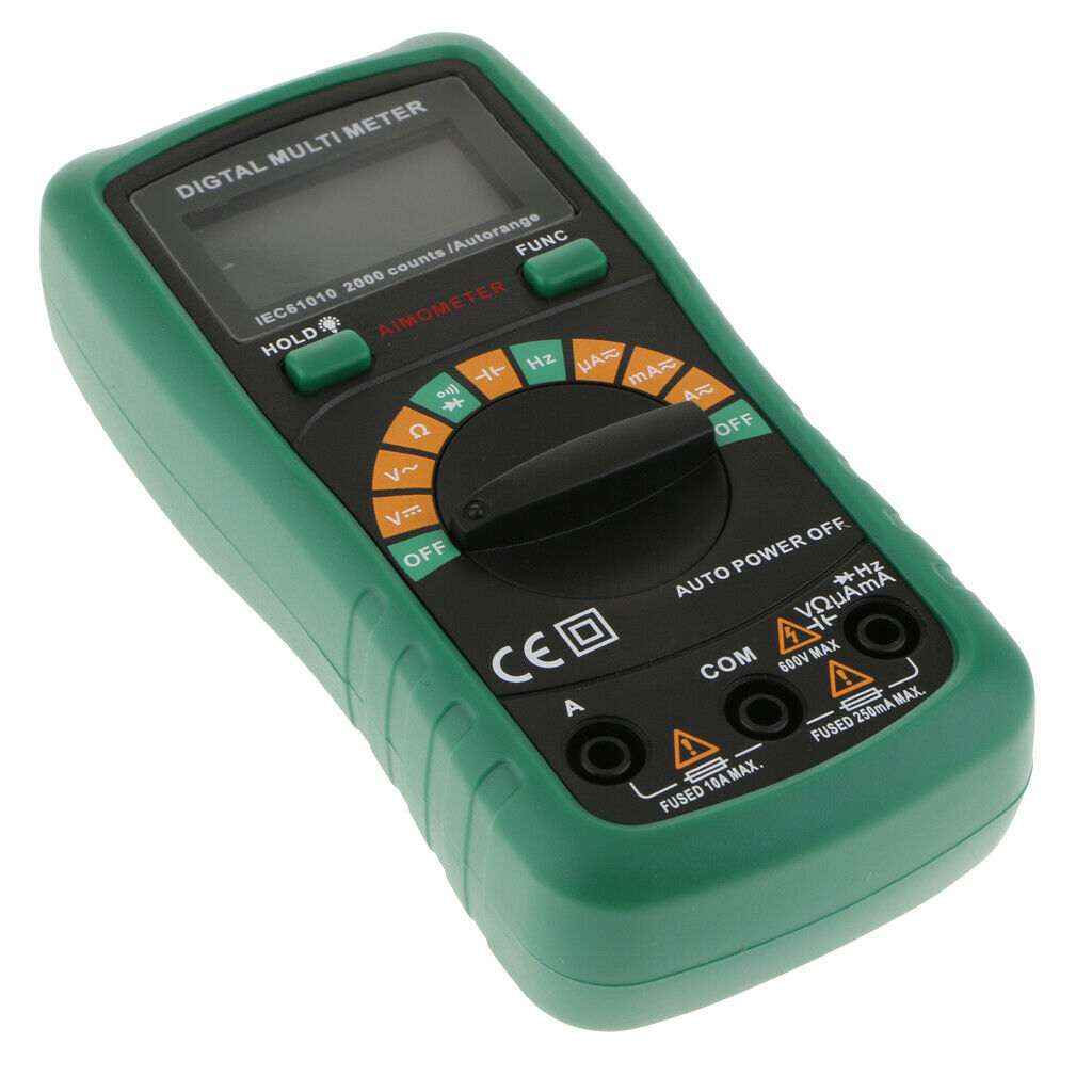 Digital LCD Automatic Range Multimeter Ammeter AC/DC/OHM Volt Current Tester