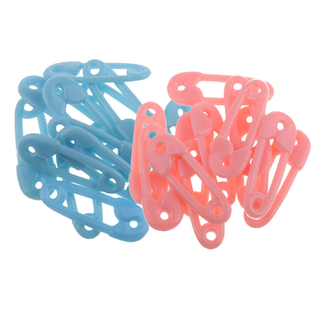 Pieces of 24 Plastic Safety Pin Baby Shower Christening Baptism Party Favors