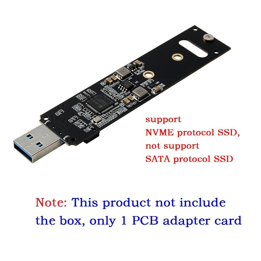 M.2 NVME SSD to USB 3.1 Adapter PCI-E to USB-A 3.0 Solid State Drive Converter