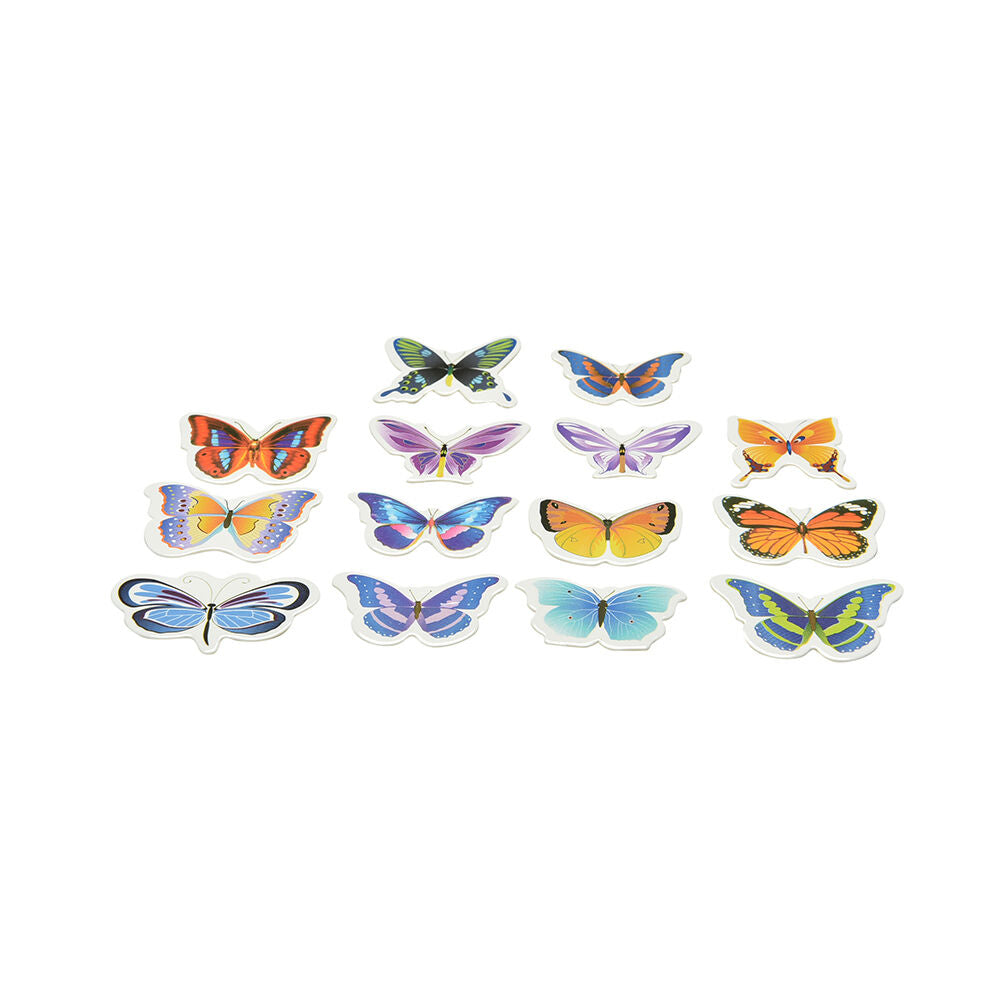 50x Butterflies Wedding Birthday Wafer Paper Cupcake Cake Toppers SE.l8