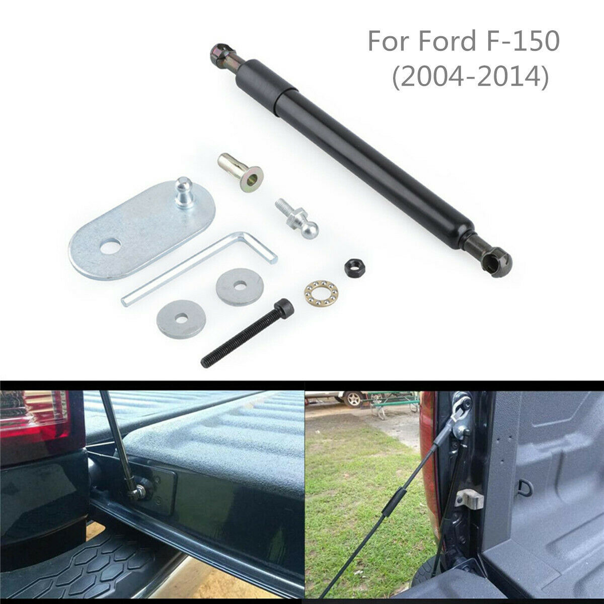 1 Set Tailgate Assist Shock Struts Bar Lift Support For Ford F-150 2004-2014