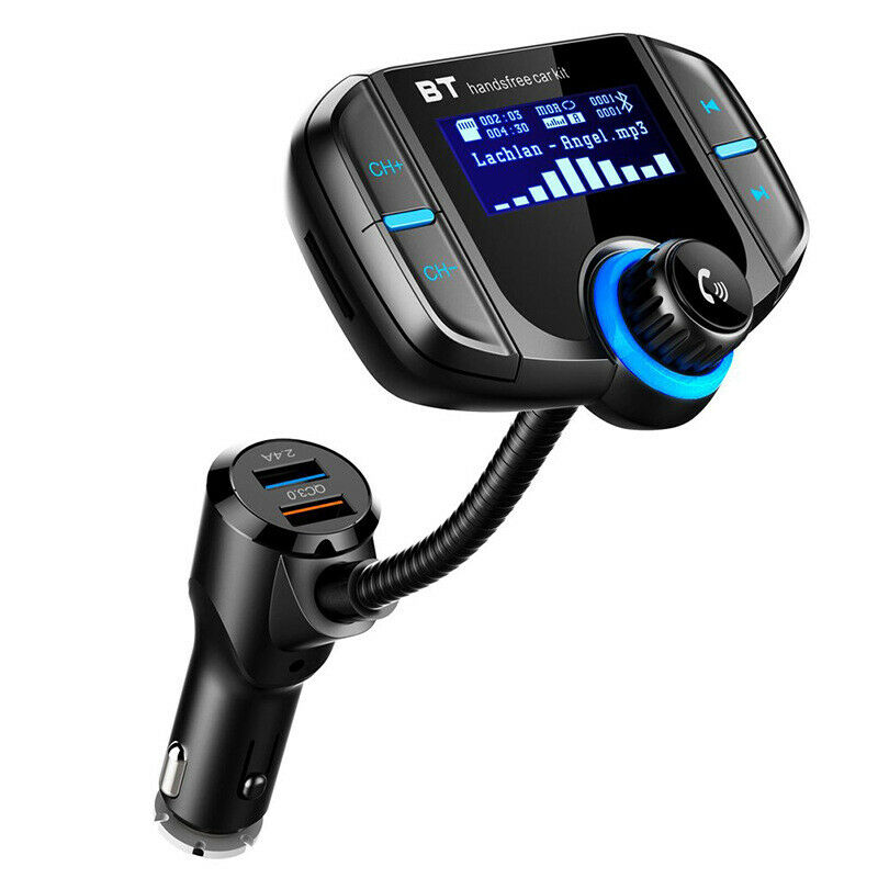 Bluetooth Transmitter Radio FM Transmitter for Car Large Screen USB MP3 Player