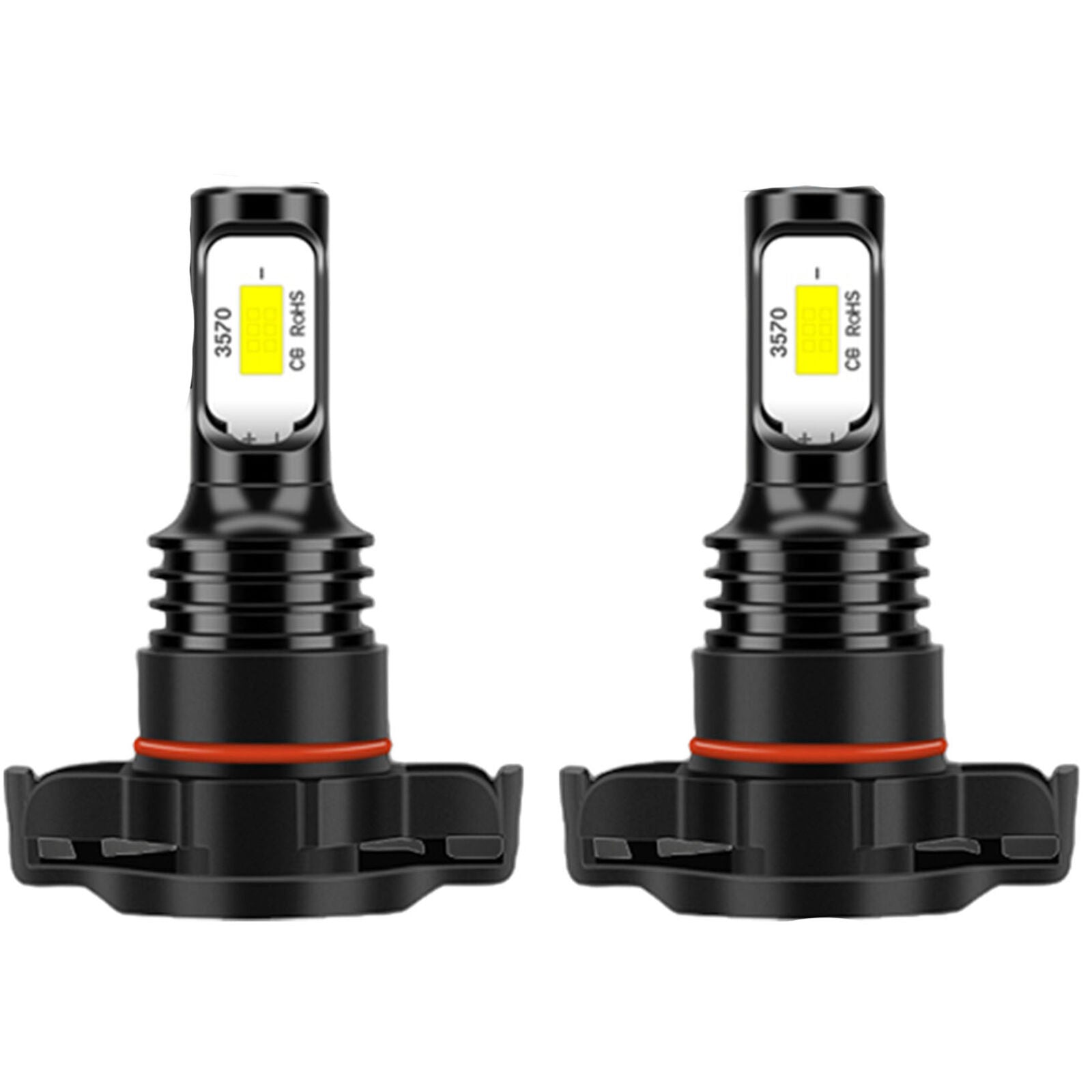 2PCS 5202 6000K LED Headlight Fog Light Bulbs For 2014 2015 GMC Sierra 1500
