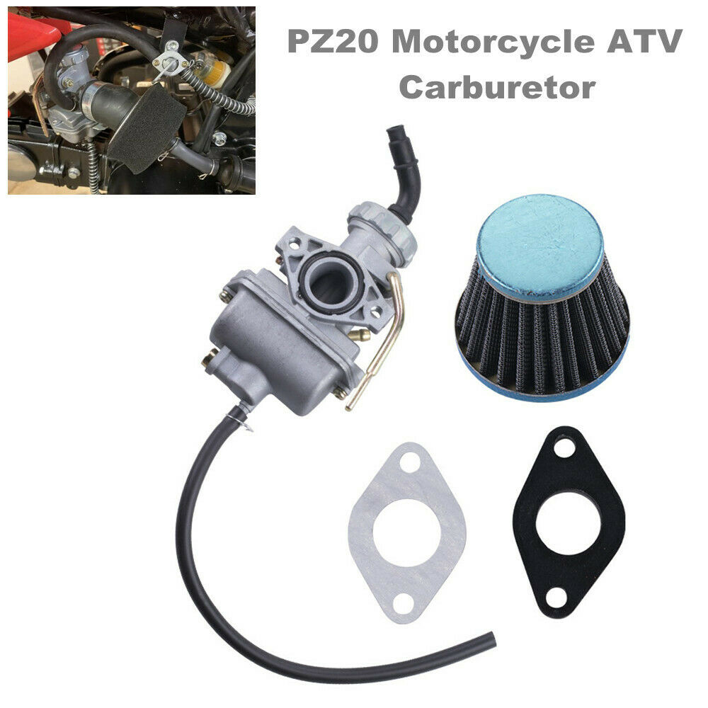 Motorcycle ATV 49cc 70 90 100 110cc 125cc PZ20 Carburetor Coolster w/ Air Filter