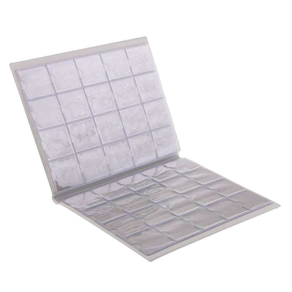 200 Coin Currency Holder Collector Storage Money Pocket PU Album Book Green