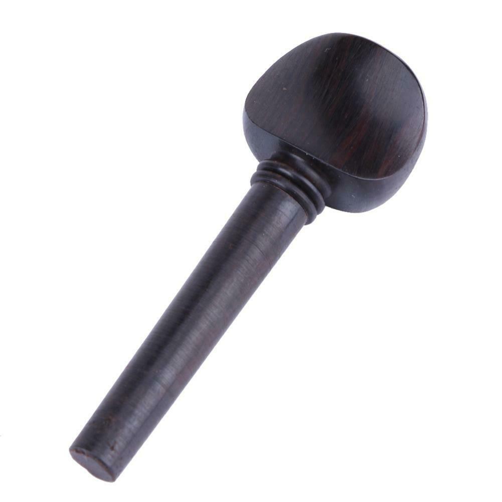 4pcs 4/4 Size Violin Tuning Pegs Ebony Violin Peg Musical Instrument Part Kit