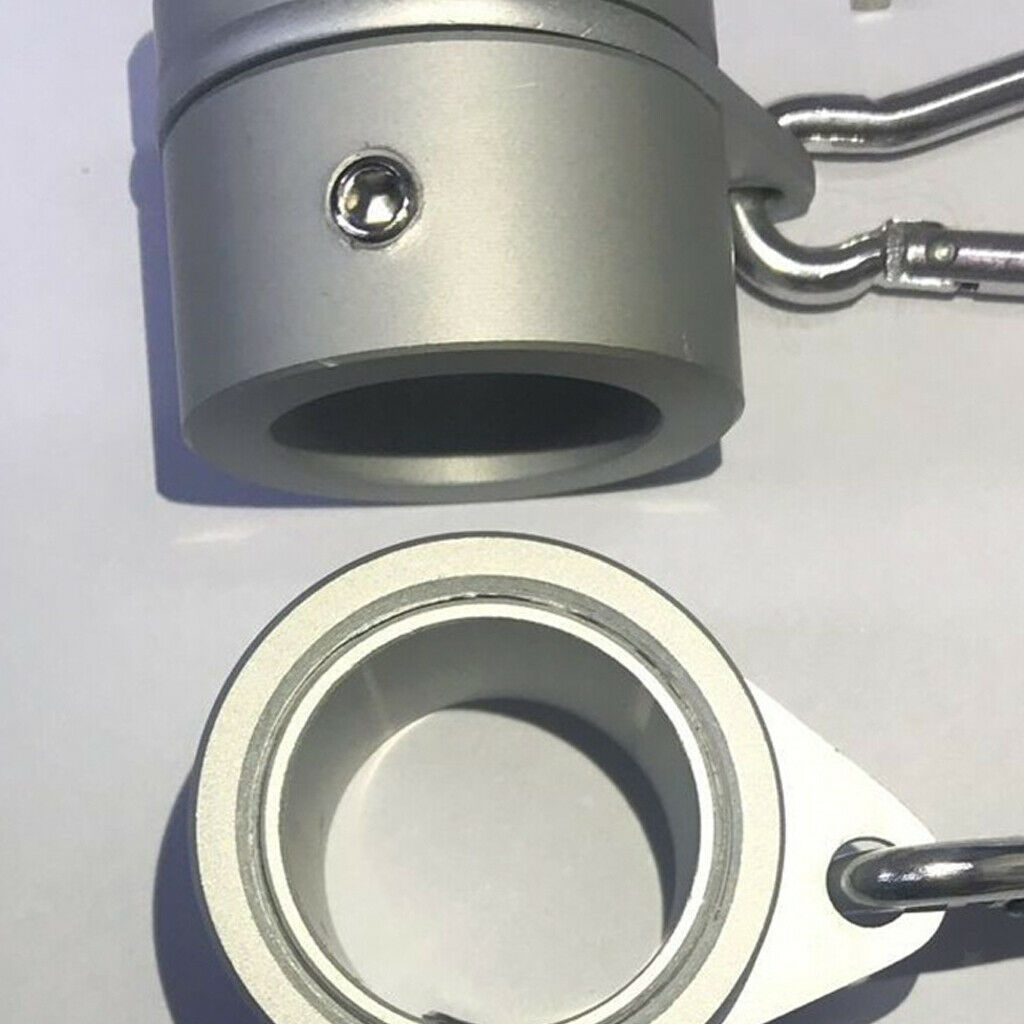 Aluminum Alloy Metal Flag Pole Rings Rotating Clamp Flag Pole Kit Swivels
