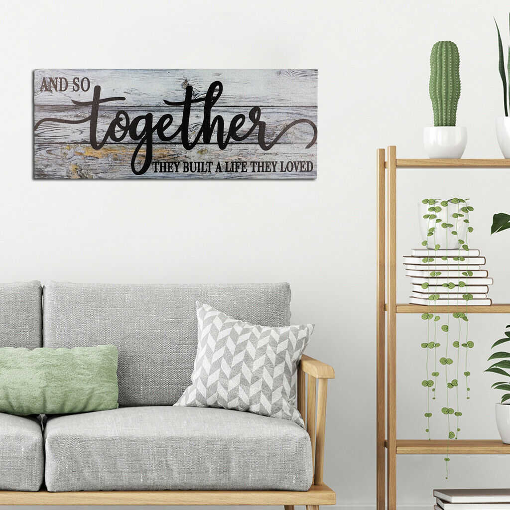 Wall Sign Cafe Hotel Hanging Decoration Decorative Bar Wall Arts with Hangers