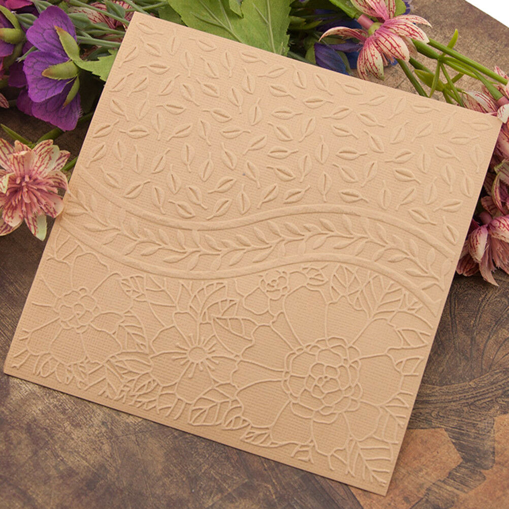 leaves Embossing folders Plastic Embossing Folder For Scrapbooking DIY car.l8