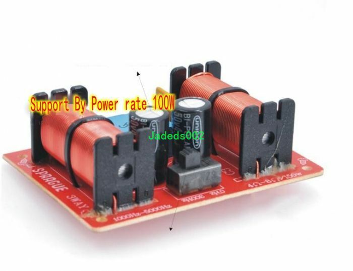 1pcs 3-Way Audio Crossover Filter Speaker Frequency Divider 400W 4~8ohm