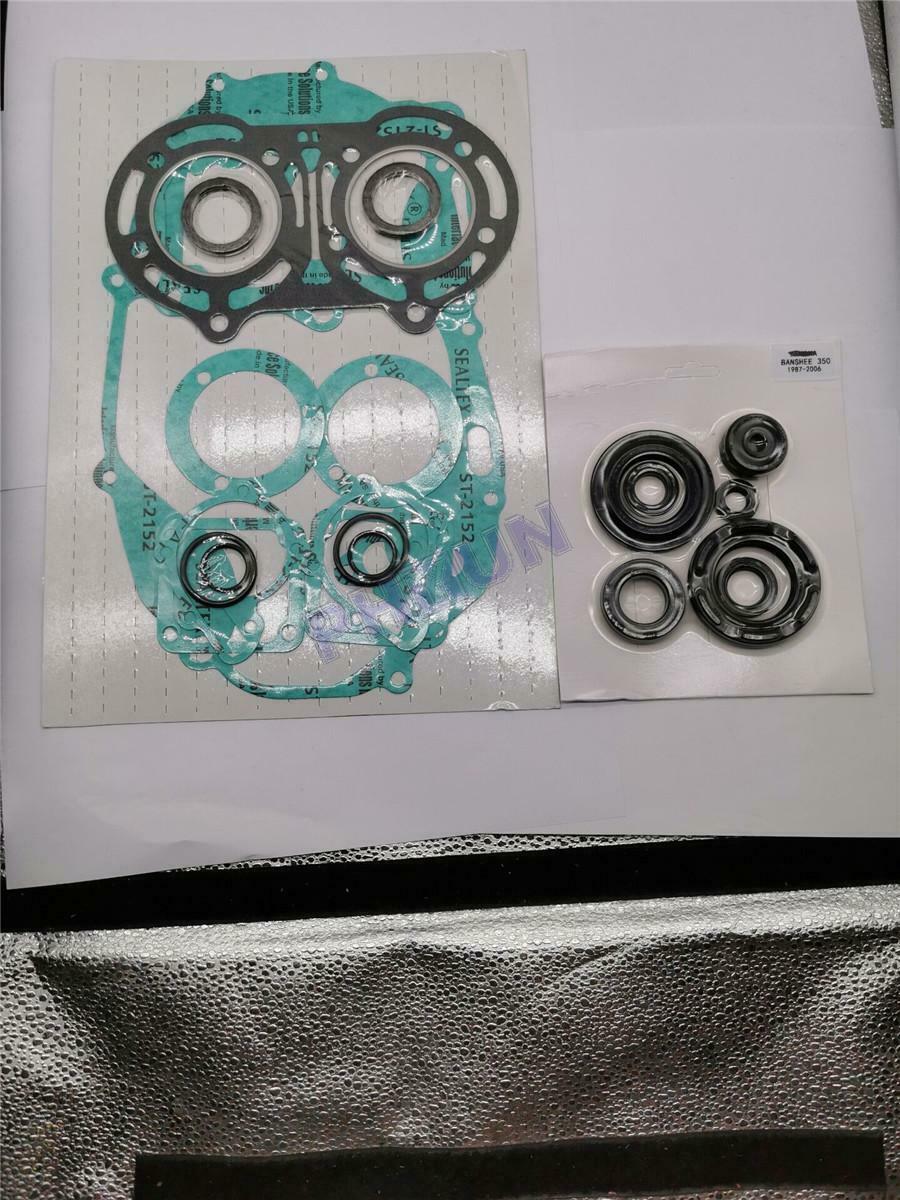 For 1987-2006 Yamaha Banshee 350 YFZ350 Complete Engine Gaskets Oil Seals Kit