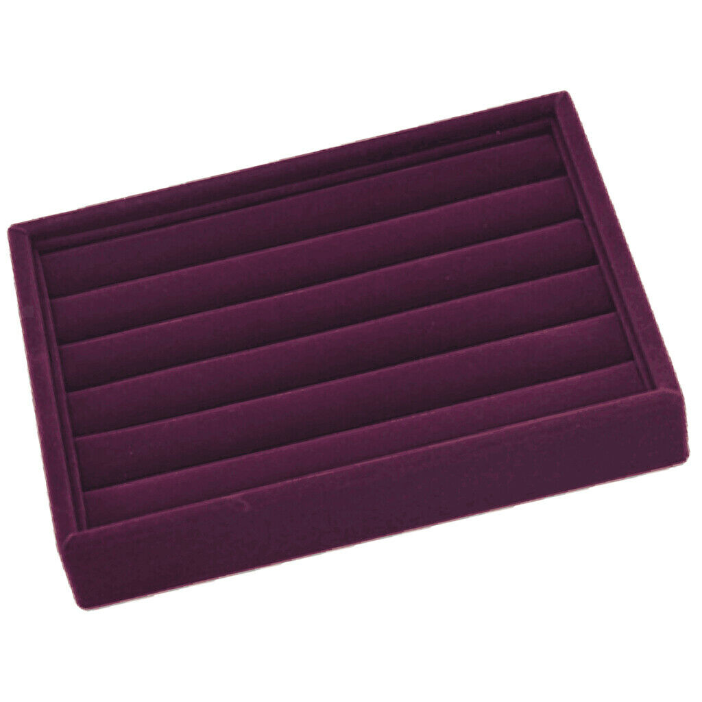 Durable  Stackable 5 Slot Ring Earring Studs Jewelry Display Tray Drawer Insert