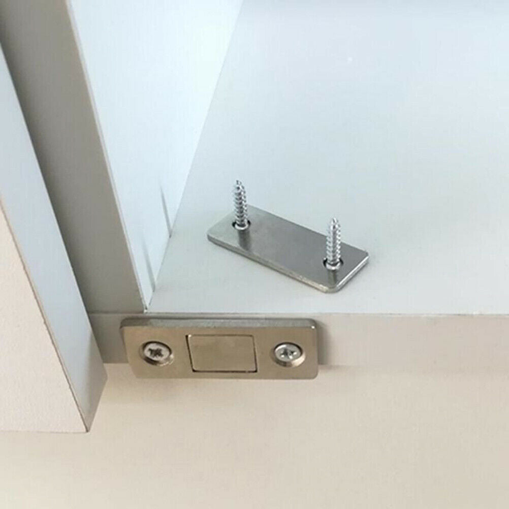 2pcs Magnetic Door Closer Catches Strong Magnet Catch Latch for Cabinet Re