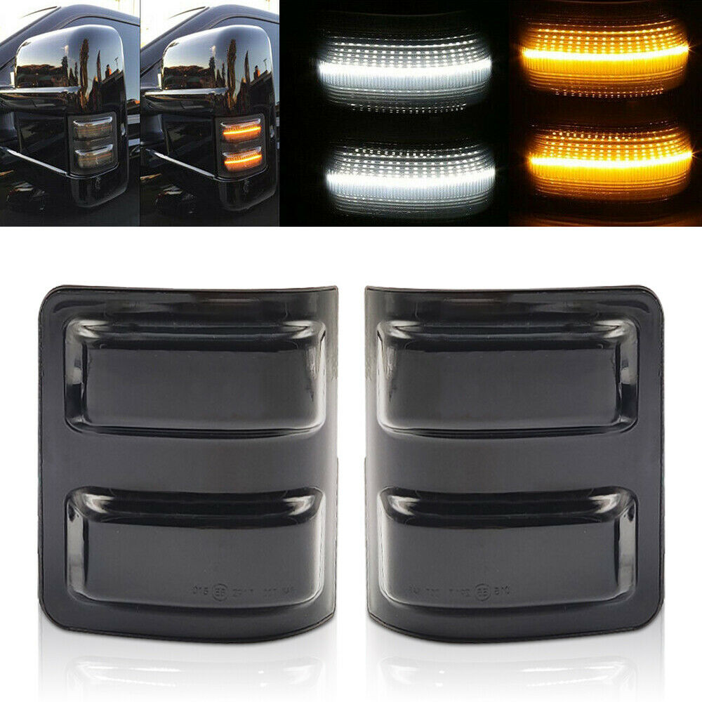 LED Side Mirror Marker Light Lamps For 08-16 Ford F250 F350 F450 Super Duty