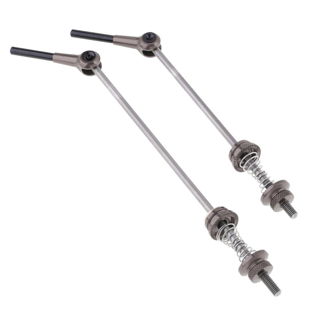 1 Sete Bicycle Quick Release Skewer Set Titanium For Road Bike MTB  Black