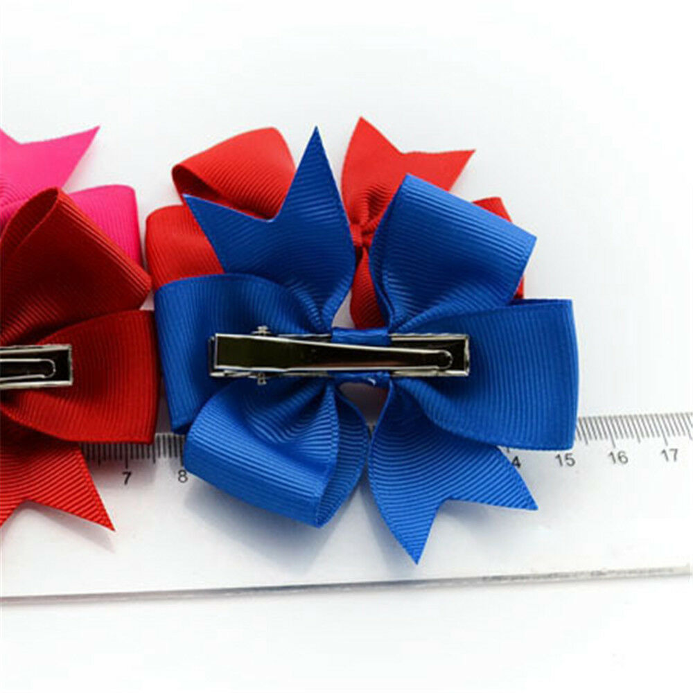 Pack of 40 Children Kids Girls Hair Pins Fishtail Bow Decor Hair Clips Headwear