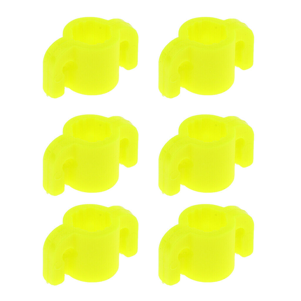 6pcs Bowfishing 5/16 Inch + Plastic Crash Rails