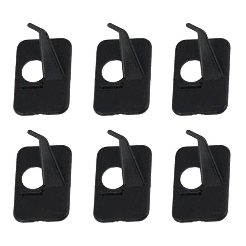 6Pieces Plastic Archery Recurve Rests Targeting Bow Rest for Left Hand