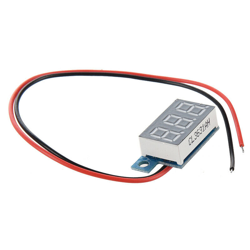 Mini Red LED Digital Voltmeter Volt Meter Panel 3.3-30V Y8R9R9
