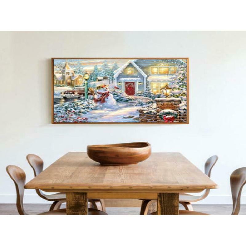 4 Sets Christmas Girl 5D Full Drill Diamond Painting Embroidery Cross Stitch Kit