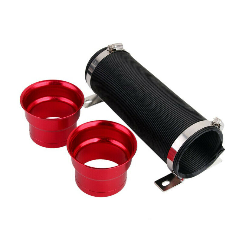 Autos Cold Air Intake Duct Turbo Piping Tube 3" Inlet Flexible Adjustable Hose