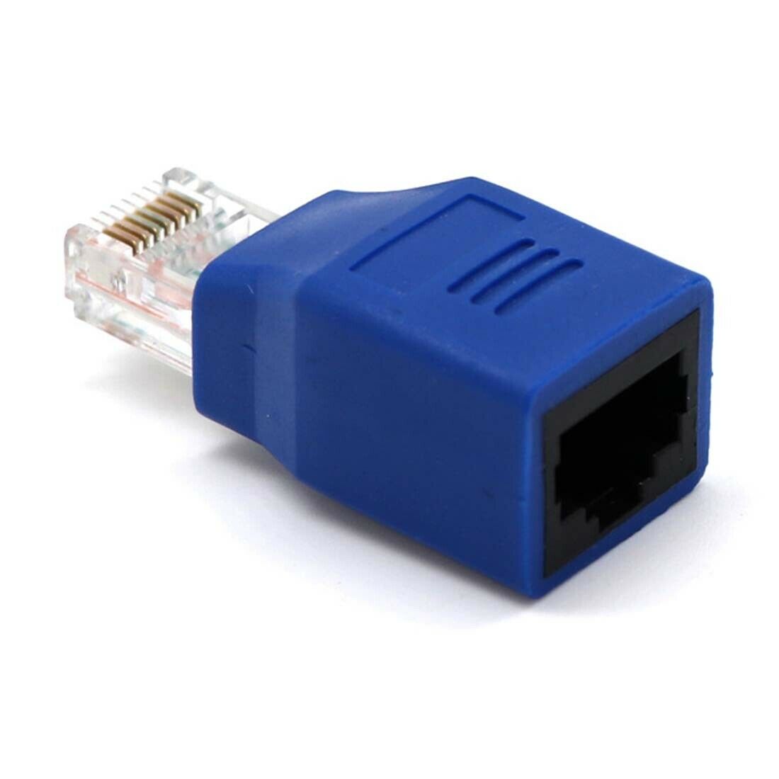 Connected Crossover Cable RJ45 M/F Adapter Male to Female L2R9