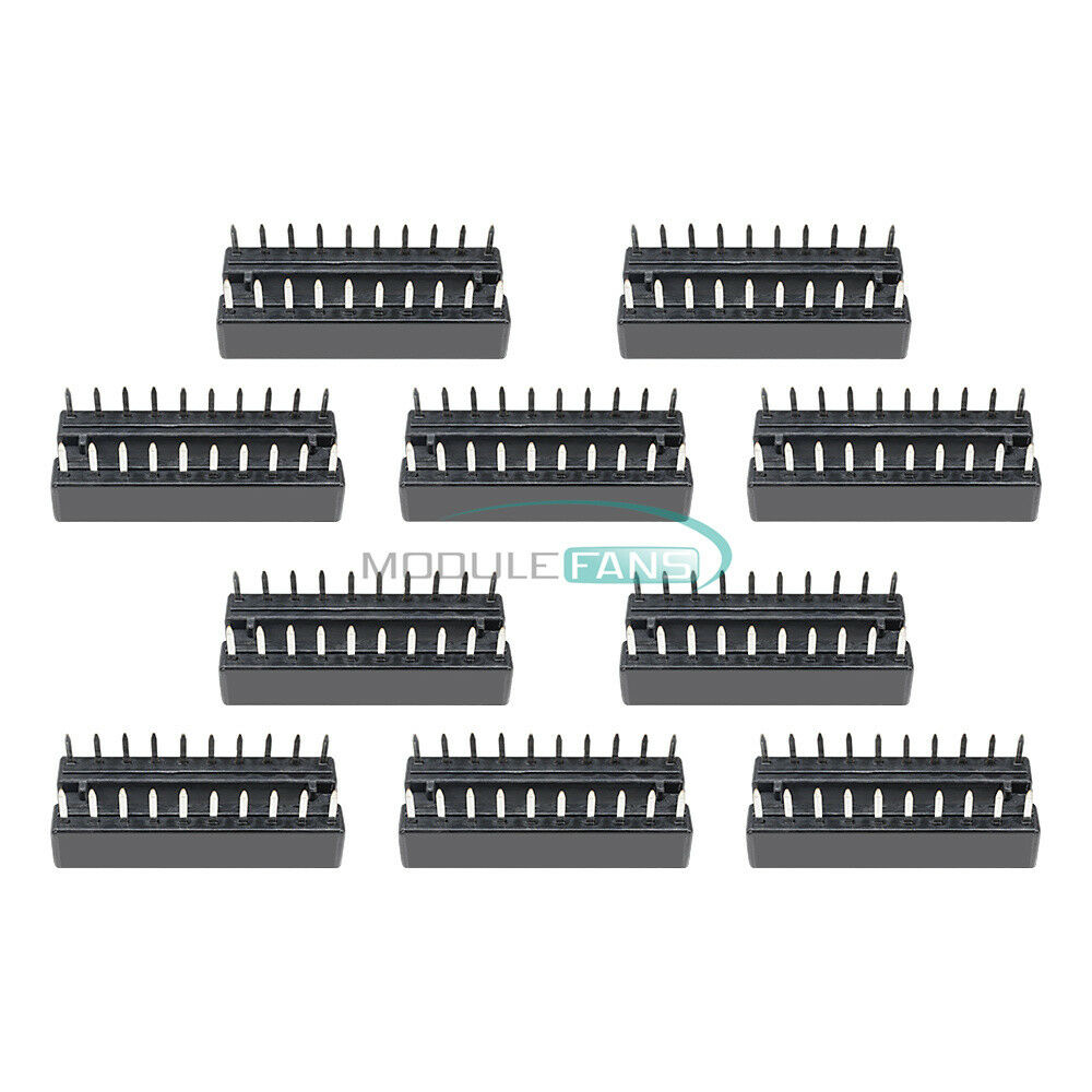 100PCS Integrated Circuit 20-Pins 20pin DIP IC Sockets Adaptor Solder Type MF