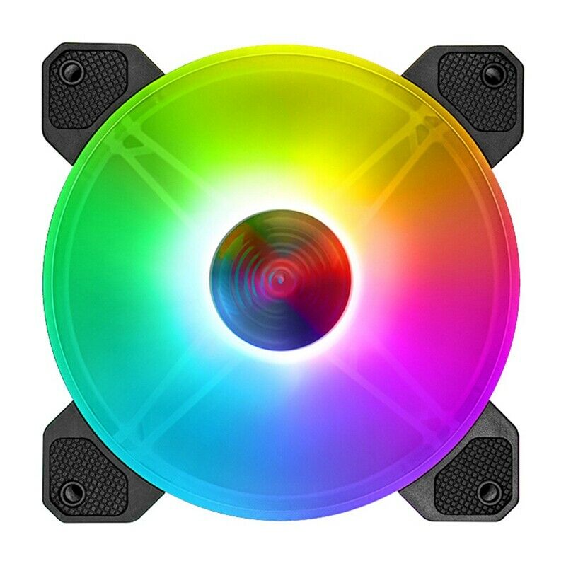 COOLMOon 14cm Computer Case Fan Mute Light-Emitting Computer Cooling Fan DesktH7