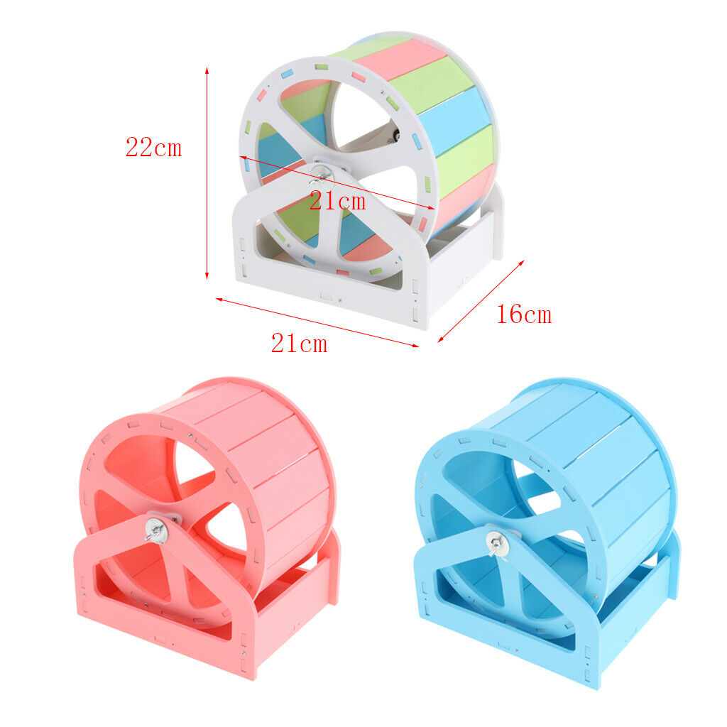 Hamster Chinchilla Small Animals Silent Running Exercise Wheel Toys Colorful