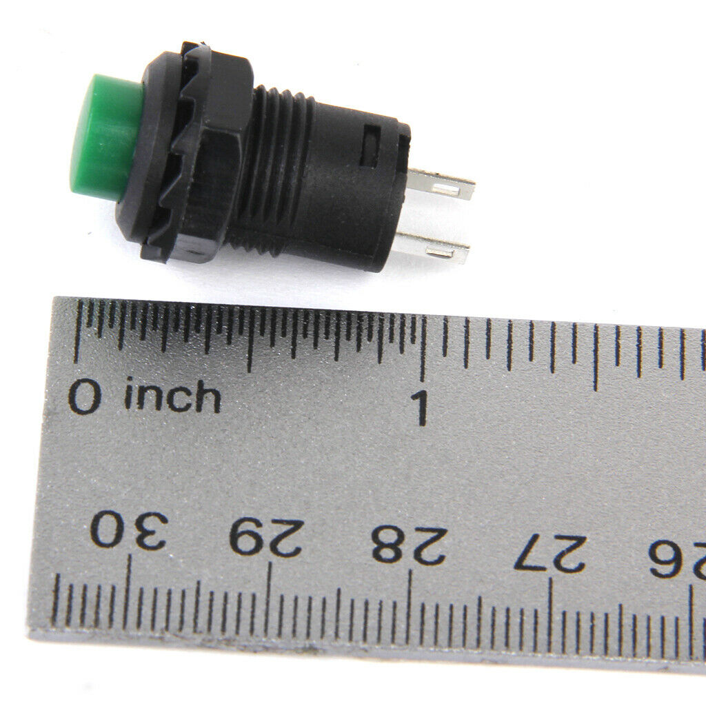 40Pieces 12V On/Off Latching Push Button Switch Locking for Car Dashboard Boat
