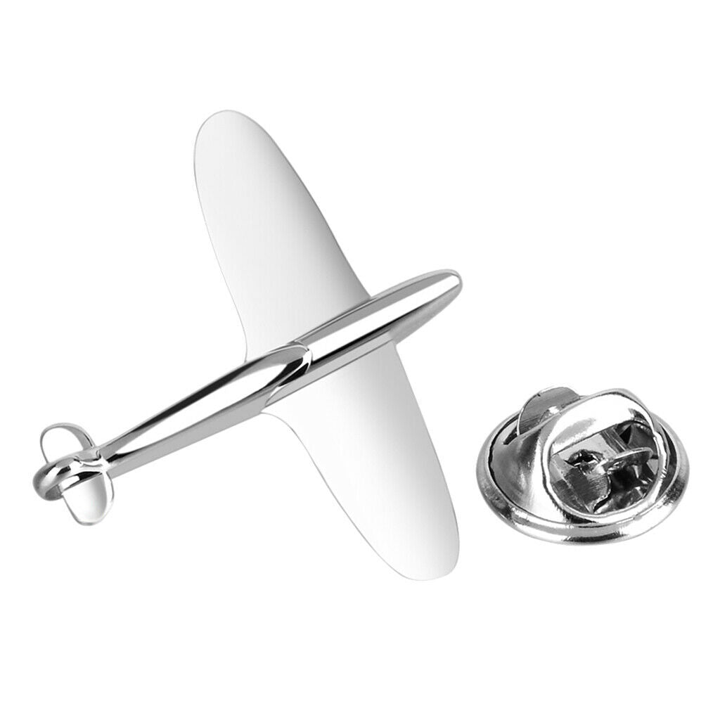 Funny Plane Shape Men Lapel Pin Brooch Badge Buckle Engagement Jewelry