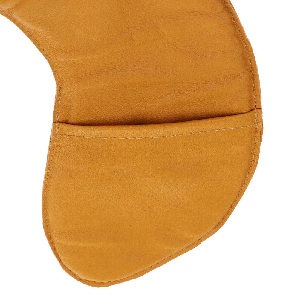 Leather Violin Chin Rest Pad Violin Support for 3/4 4/4 Violin Accessories