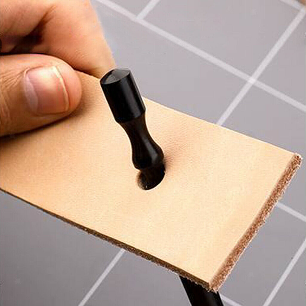 1pc Leather Slicker Burnisher DIY Leather Hand Making Edging Device Tools