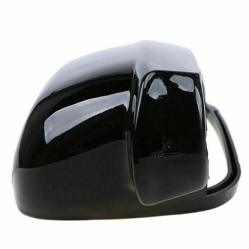 Left Door Side Gloss Black Mirror Cover Cap For VW Golf Jetta MK4 2000-2005