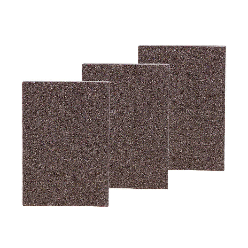 6x 6Pcs Abrasive Sanding Sponge Block Sandpaper Pad Kitchen Wood Surfaces