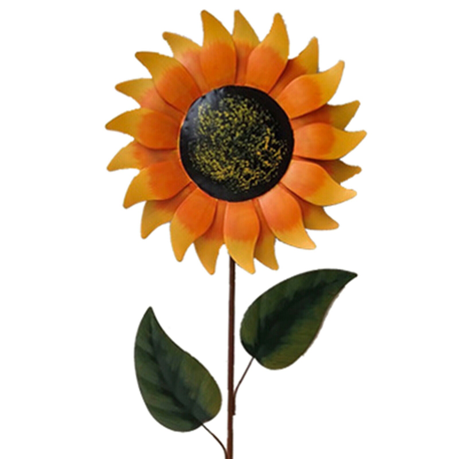 Outdoor Fall Plant Sunflower Stake Garden Yard Landscape Decoration Art